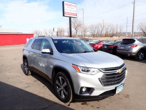 2018 Chevrolet Traverse for sale at Marty's Auto Sales in Savage MN