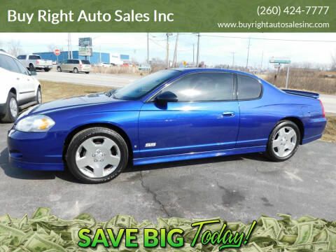 2006 Chevrolet Monte Carlo for sale at Buy Right Auto Sales Inc in Fort Wayne IN