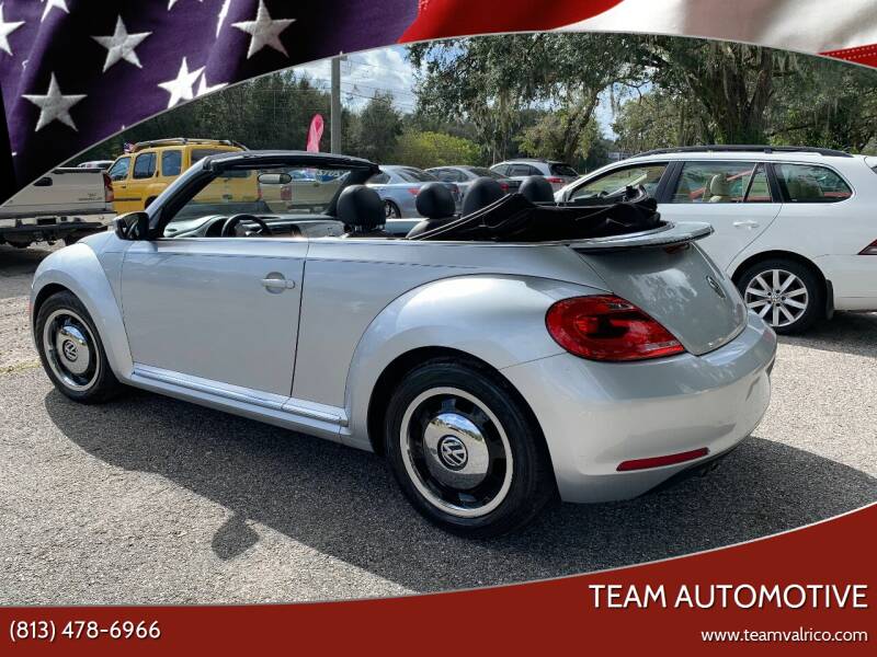 2012 Volkswagen Beetle Convertible for sale at TEAM AUTOMOTIVE in Valrico FL