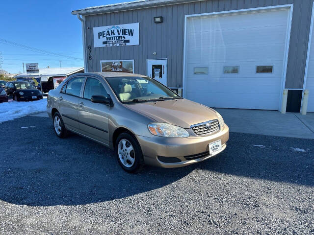 2007 Toyota Corolla for sale at PEAK VIEW MOTORS in Mount Crawford, VA