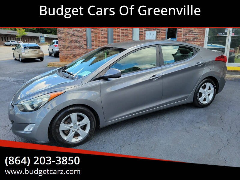 2013 Hyundai Elantra for sale at Budget Cars Of Greenville in Greenville SC