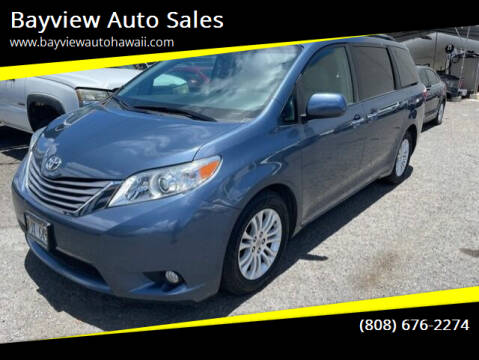 2015 Toyota Sienna for sale at Bayview Auto Sales in Waipahu HI