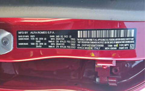 2021 Alfa Romeo Stelvio Quadrifoglio