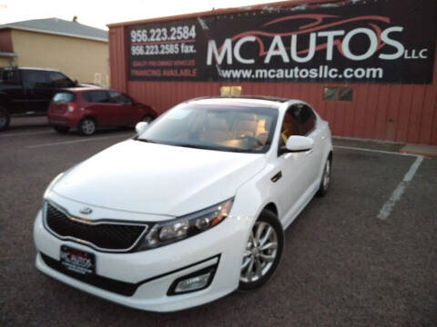 2015 Kia Optima for sale at MC Autos LLC in Pharr TX