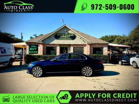 2019 Mercedes-Benz E-Class for sale at Auto Class Direct in Plano TX