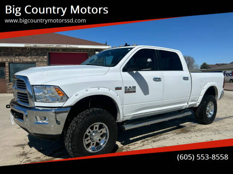 2016 RAM 2500 for sale at Big Country Motors in Tea SD