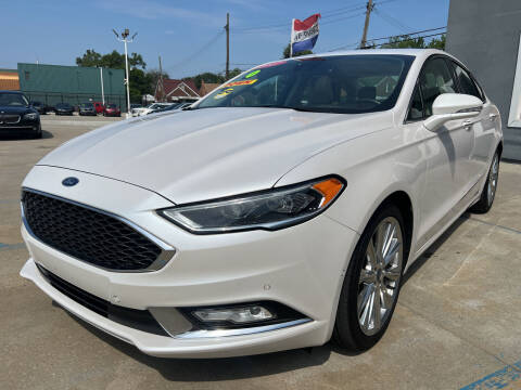 2017 Ford Fusion for sale at Julian Auto Sales in Warren MI