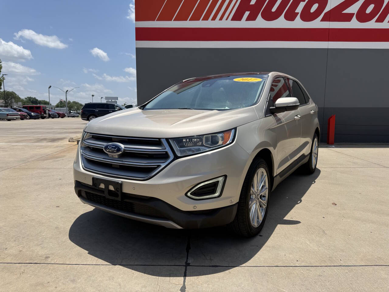 Beige 2017 Ford Edge Titanium Titanium 4dr Crossover 1