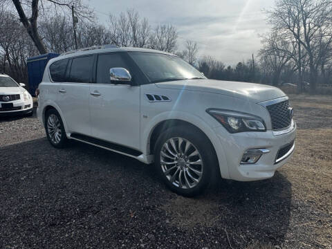 2017 Infiniti QX80 for sale at Supreme Auto Sales II, LLC in Nowata OK