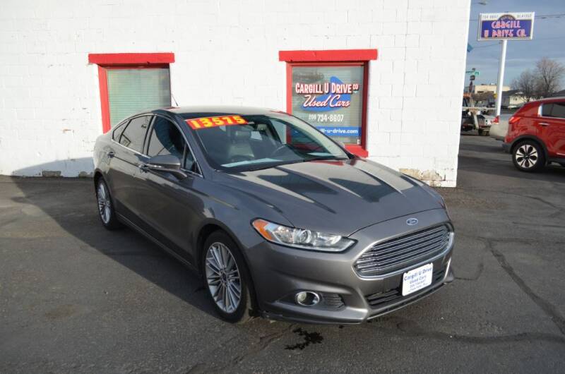 2013 Ford Fusion for sale at CARGILL U DRIVE USED CARS in Twin Falls ID