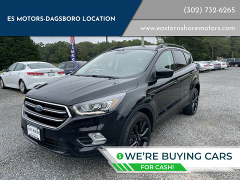 2019 Ford Escape for sale at ES Motors-DAGSBORO location in Dagsboro DE