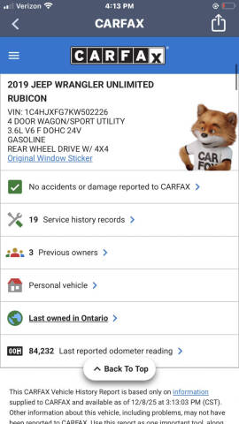 2019 Jeep Wrangler Unlimited Rubicon