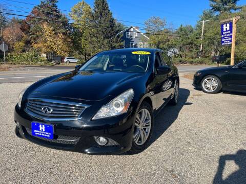 2013 Infiniti G37 Sedan for sale at Hornes Auto Sales LLC in Epping NH
