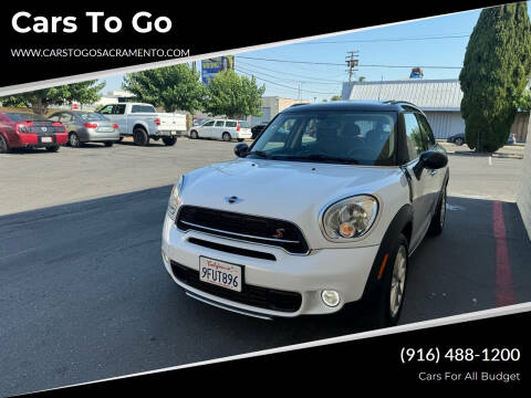 2016 MINI Countryman for sale at Cars To Go in Sacramento CA