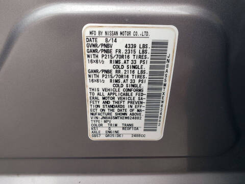 2014 Nissan Rogue Select S