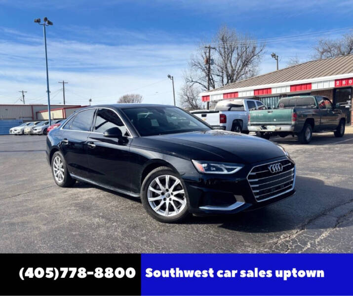 2020 Audi A4 for sale at Southwest Car Sales Uptown in Oklahoma City OK