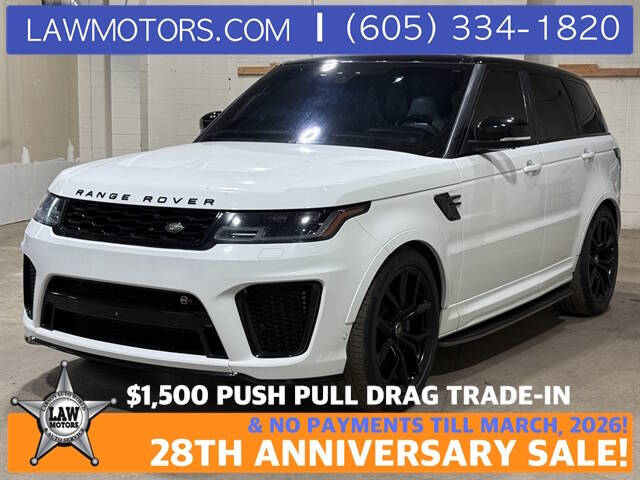 2019 Land Rover Range Rover Sport SVR