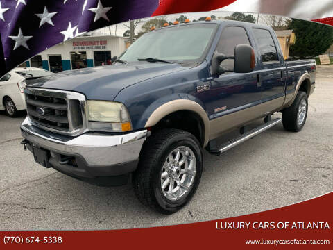 2004 Ford F-350 Super Duty for sale at Luxury Cars of Atlanta in Snellville GA