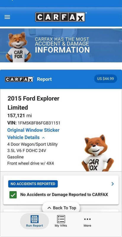2015 Ford Explorer Limited