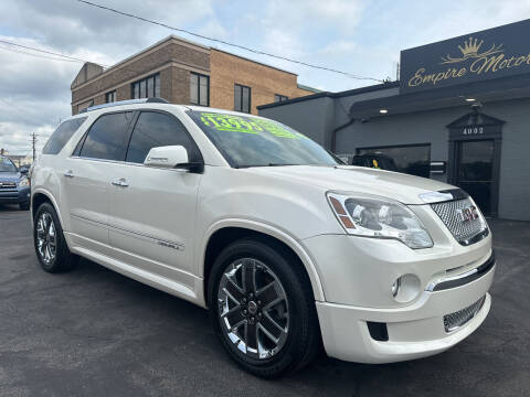 2012 GMC Acadia for sale at Empire Motors in Louisville KY