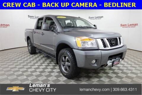 2015 Nissan Titan for sale at Leman's Chevy City in Bloomington IL