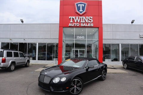 2013 Bentley Continental for sale at Twins Auto Sales Inc Redford 1 in Redford MI