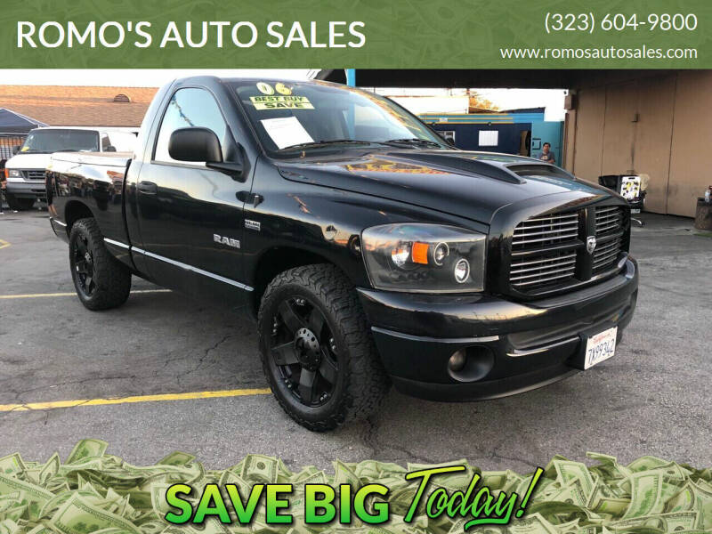 2006 Dodge Ram Pickup 1500 for sale at ROMO'S AUTO SALES in Los Angeles CA