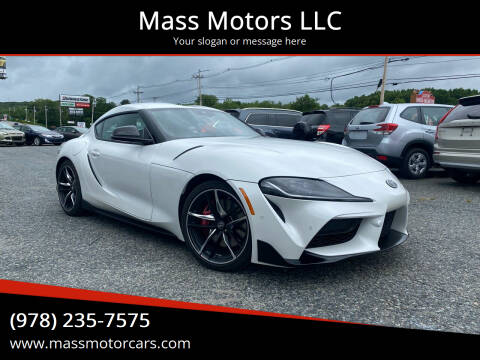 2021 Toyota GR Supra for sale at Mass Motors LLC in Worcester MA