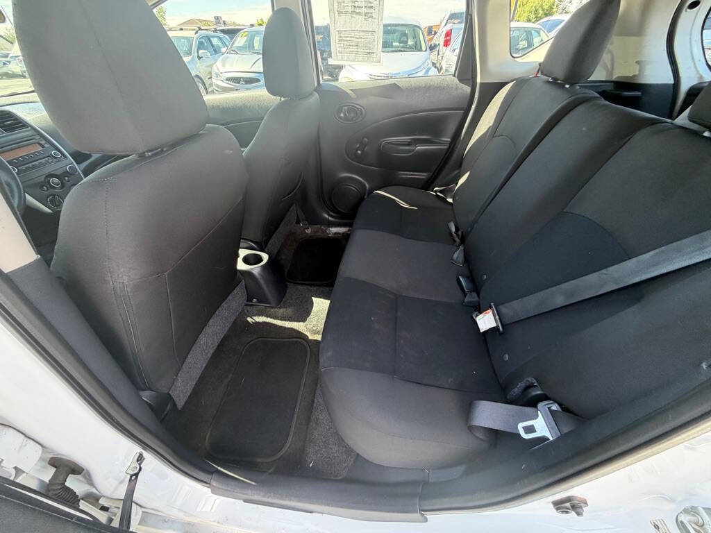 White 2015 Nissan Versa Note S S 4dr Hatchback 10