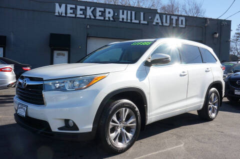 2015 Toyota Highlander for sale at Meeker Hill Auto Sales in Germantown WI