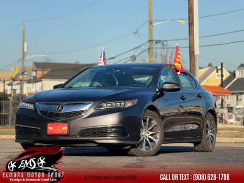 2016 Acura TLX for sale at Elmora Motor Sport in Elizabeth NJ