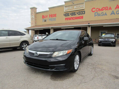 2012 Honda Civic for sale at Import Motors in Bethany OK