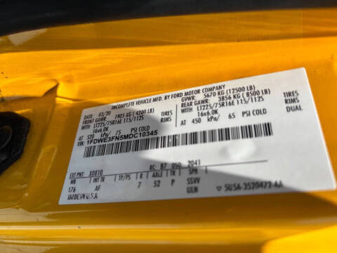 2021 Ford E350 Box Van