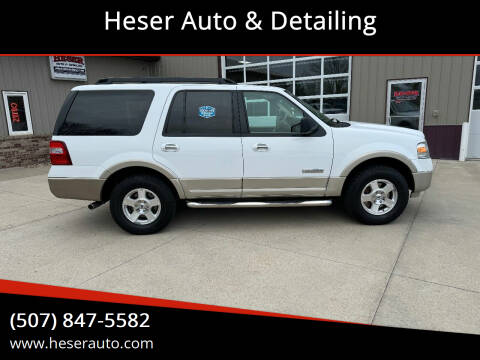 2007 Ford Expedition for sale at Heser Auto & Detailing in Jackson MN