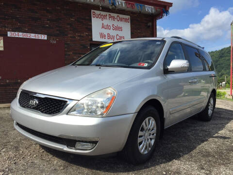 2014 Kia Sedona for sale at Budget Preowned Auto Sales in Charleston WV