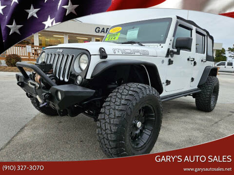 2013 Jeep Wrangler Unlimited for sale at Gary's Auto Sales in Sneads Ferry NC