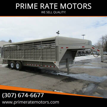 2023 GR 24FT STOCK TRAILER for sale at PRIME RATE MOTORS in Sheridan WY
