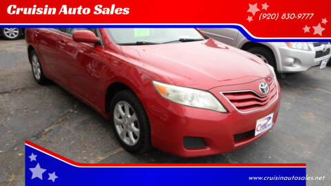 2010 Toyota Camry for sale at Cruisin Auto Sales in Appleton WI