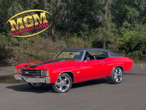 1972 Chevrolet Chevelle for sale at MGM CLASSIC CARS in Addison IL