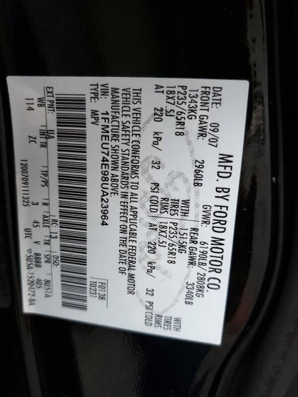 2008 Ford Explorer Eddie Bauer