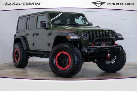 2021 Jeep Wrangler Unlimited for sale at Autohaus Group of St. Louis MO - 3015 South Hanley Road Lot in Saint Louis MO