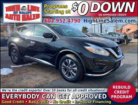 2017 Nissan Murano for sale at High Line Auto Sales of Salem in Salem NH