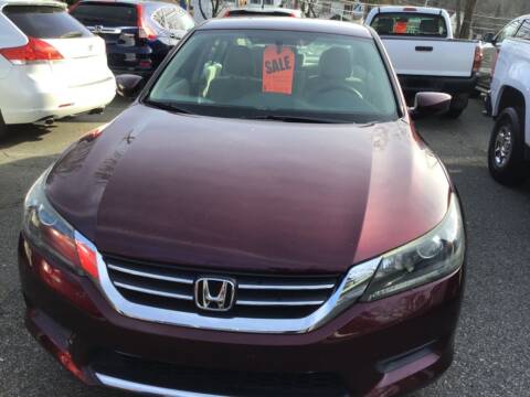 2013 Honda Accord for sale at Mine Hill Motors LLC in Mine Hill NJ