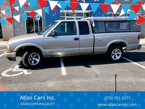2003 Chevrolet S-10 for sale at Atlas Cars Inc. in Elizabethtown KY