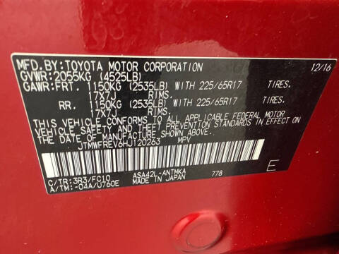 2017 Toyota RAV4 XLE