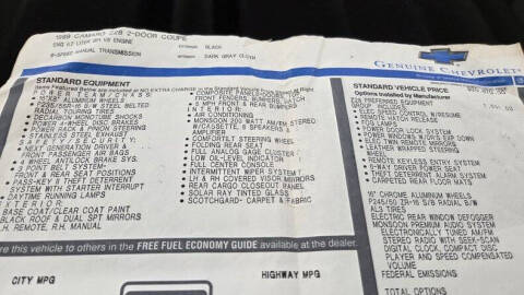 1999 Chevrolet Camaro