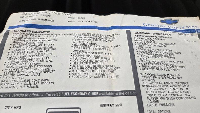 1999 Chevrolet Camaro