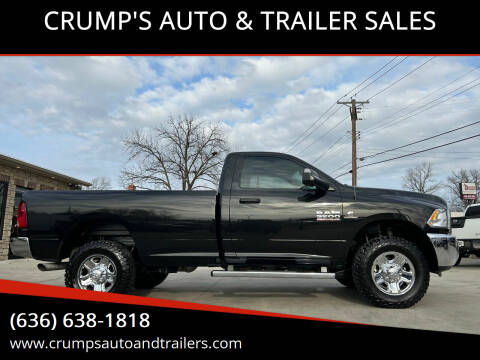 2018 RAM 2500 for sale at CRUMP'S AUTO & TRAILER SALES in Crystal City MO