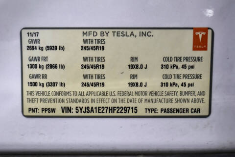 2017 Tesla Model S 100D