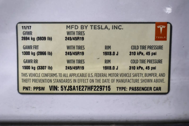 2017 Tesla Model S 100D
